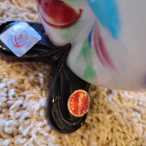 2 Murano Hand Blown Glass Clowns by Fratelli Pitau, Murano Italy - 9" In Tall - Picture 4 of 16